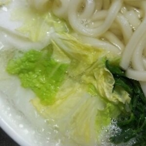 冬野菜たっぷりうどん